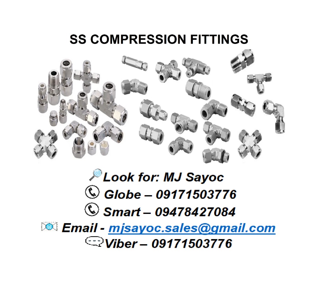 SS COMPRESSION FITTINGS, Commercial & Industrial, Construction Tools ...