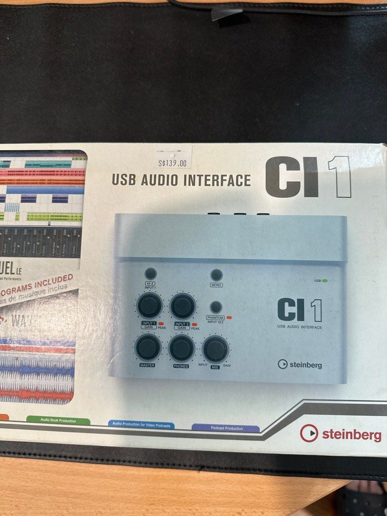 Steinberg CI1 USB audio interface, Audio, Other Audio Equipment on