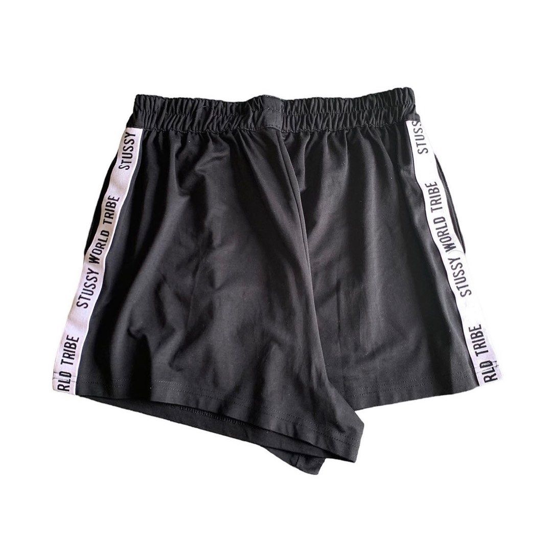 Stussy Tribe Side Taped Bike Shorts Women s Fashion Bottoms