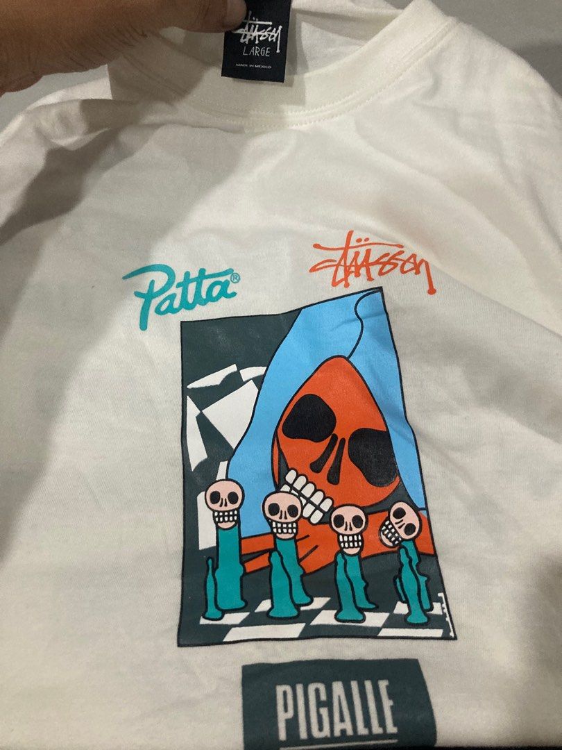 Stussy X Patta x Pigalle, Luxury, Apparel on Carousell