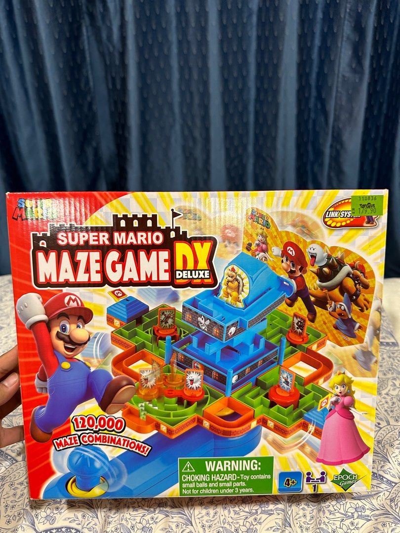 Lucky Coin SUPER MARIO MAZE Game DX Deluxe Completo Controllato
