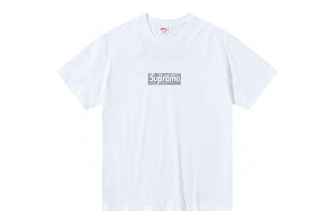 Supreme Chicago Box Logo Tee 芝加哥開業限定白銀Bogo短袖T恤, 名牌