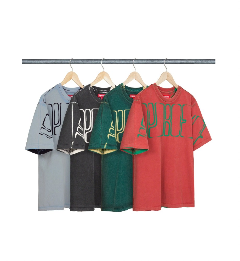 SUPREME OVERPRINT KNOCKOUT S/S TOP, Men's Fashion, Tops & Sets