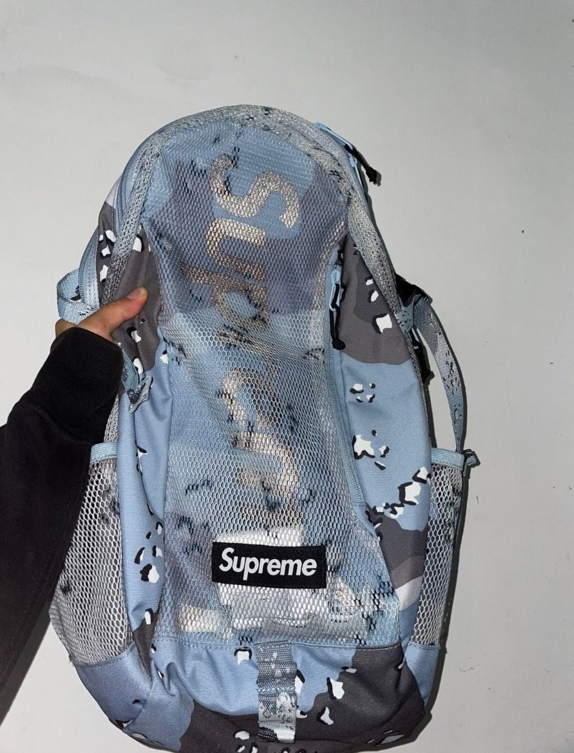 Supreme SS20 Week .1 Backpack 3M反Supreme 光Logo徽標PVC書包背包雙