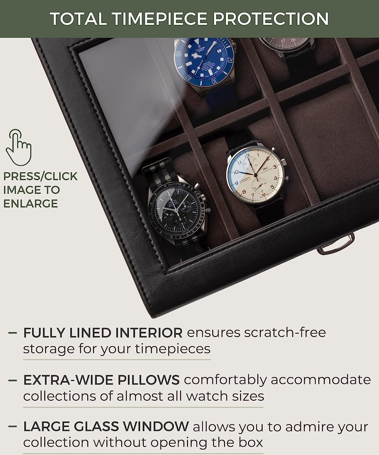 Extra large shop watch box