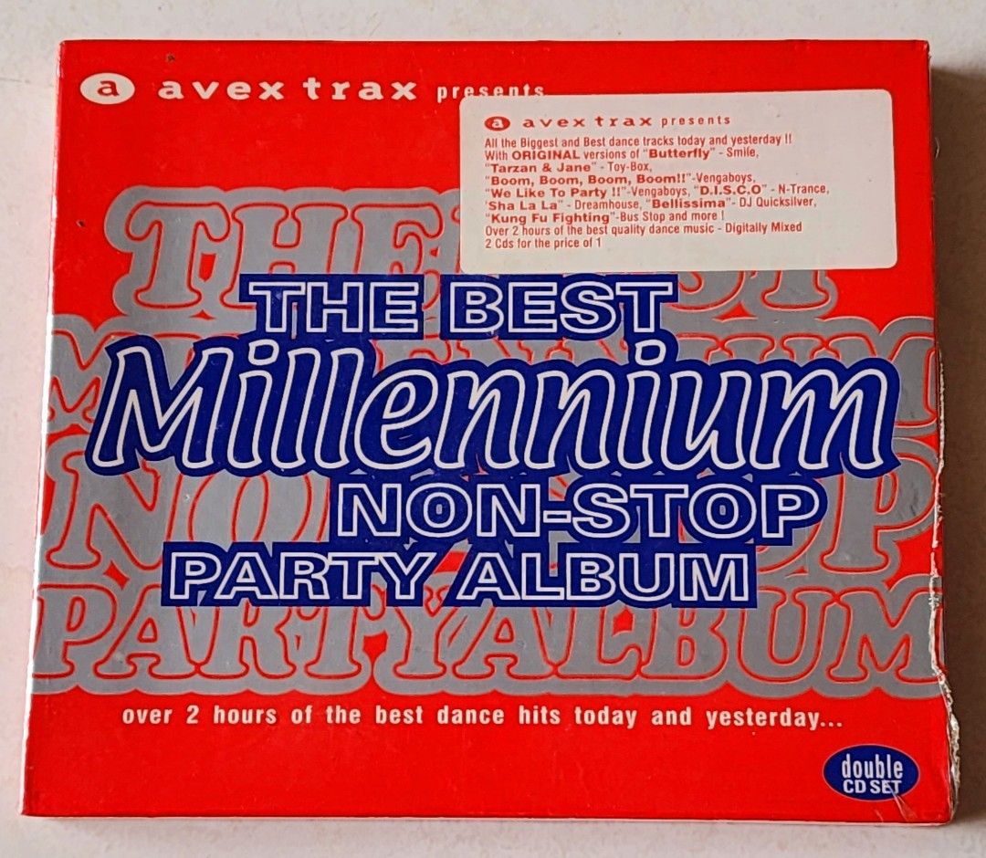 The Best Millennium Non-Stop Party Album AVEX TRAX 2CD, Hobbies  Toys,  Music  Media, CDs  DVDs on Carousell