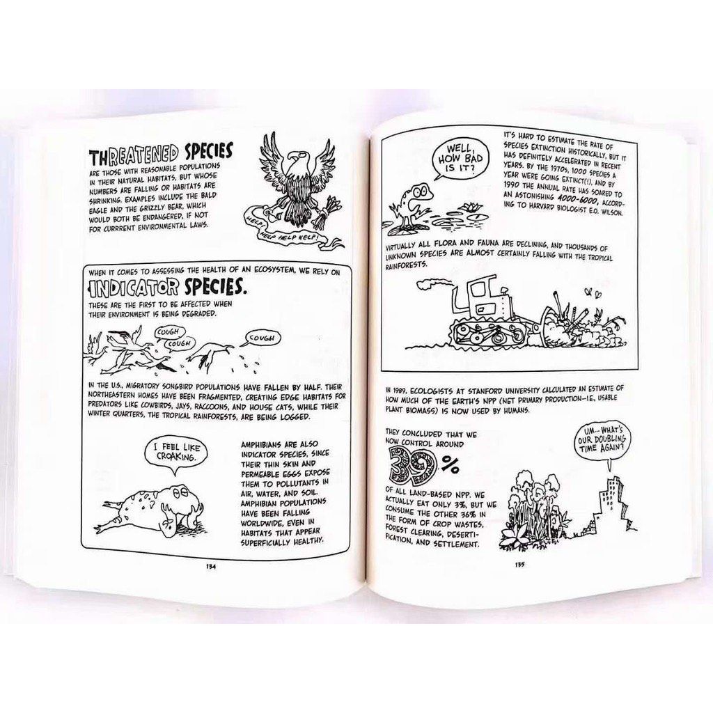 The Cartoon Guide To The Environment - Fun Educational Paperback Book (Used - Good)