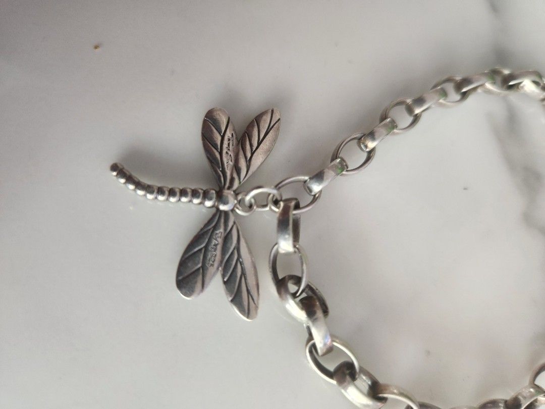 Thomas Sabo Dragonfly Pendant Bracelet Women s Fashion Jewelry Organisers Bracelets on Carousell