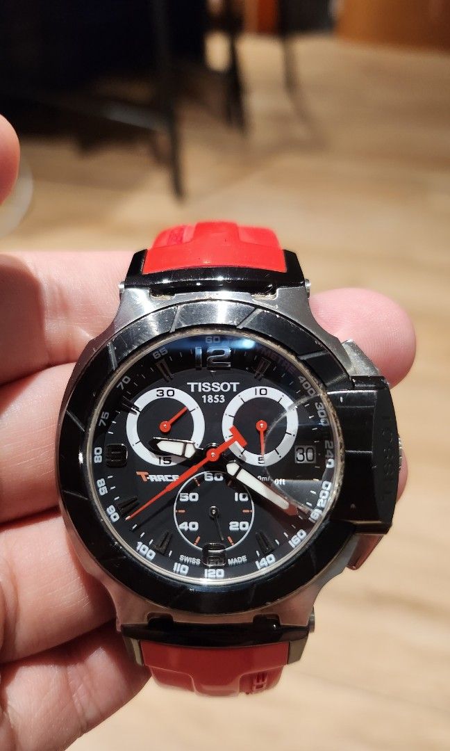 Tissot T Race with red strap