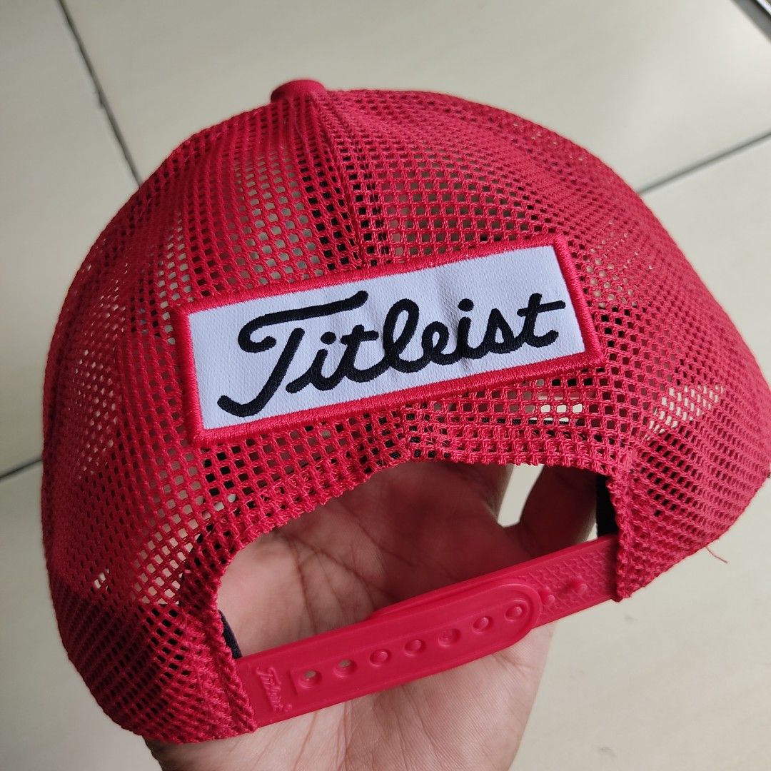 Titleist Pro V1 FootJoy Golf s Symbol Of Excellence 6panel Trucker Snapback like new condition OSFM size