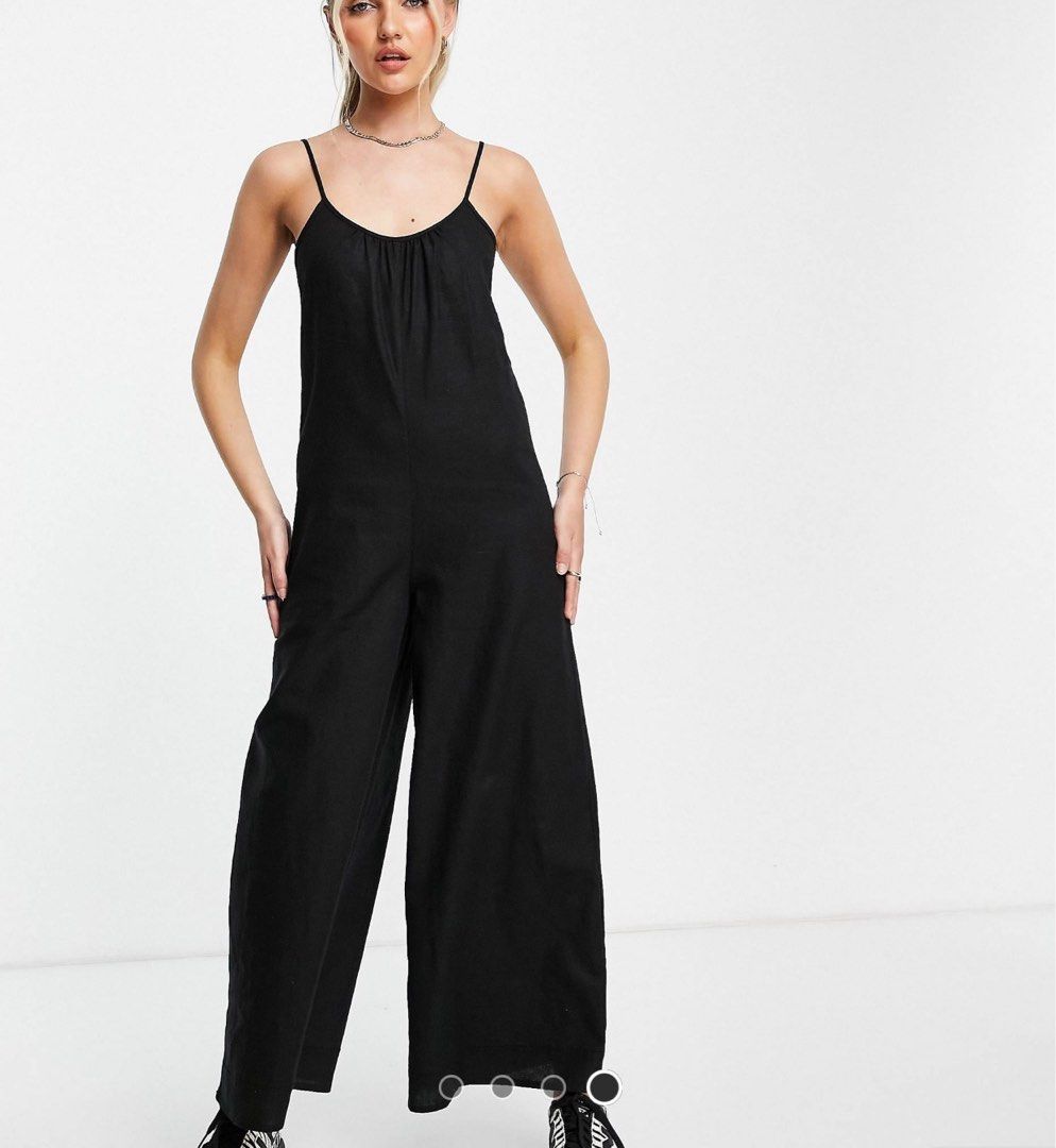 Black jumpsuit topshop new arrivals