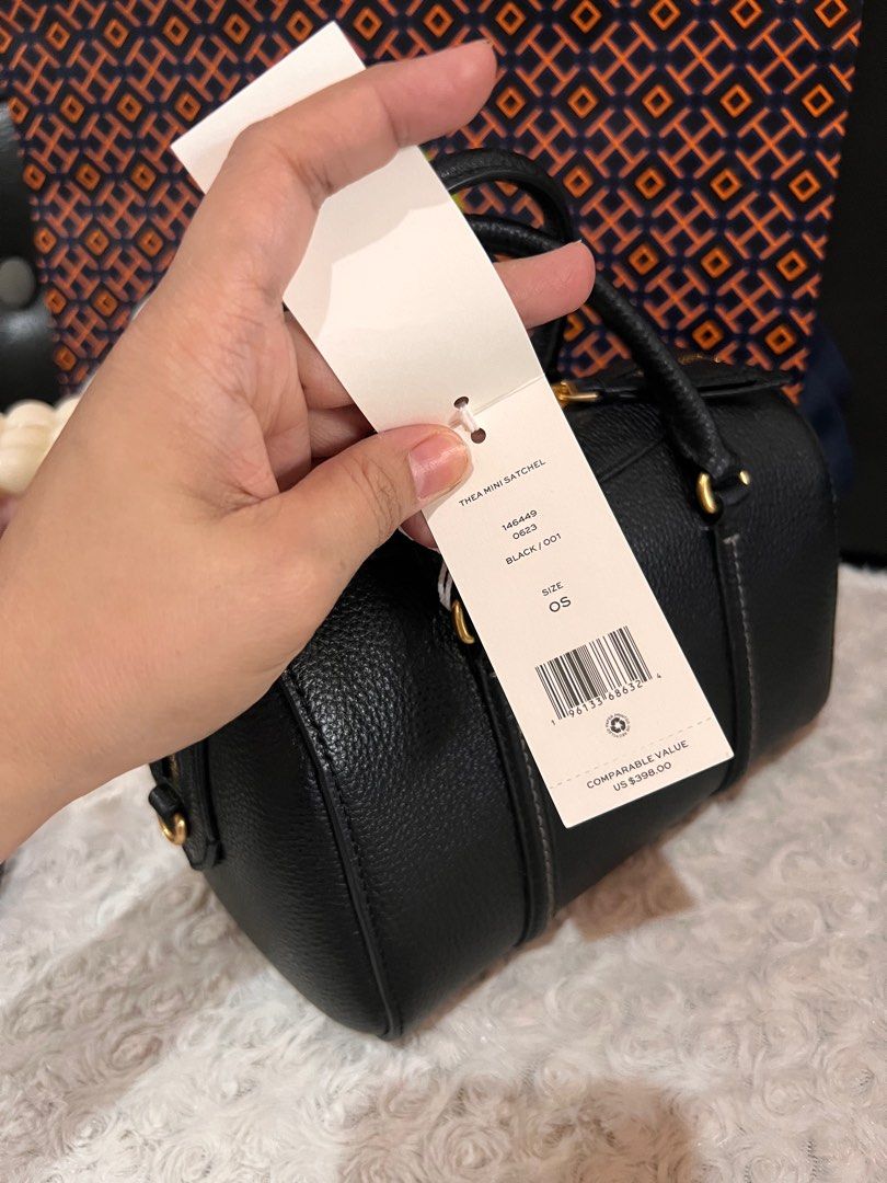 Tory Burch Mini Thea Satchel, Luxury, Bags & Wallets on Carousell