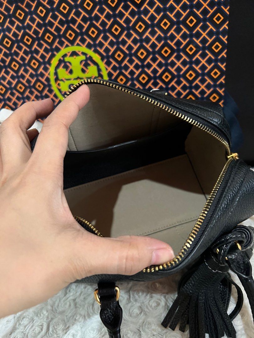 Tory Burch Mini Thea Satchel, Luxury, Bags & Wallets on Carousell