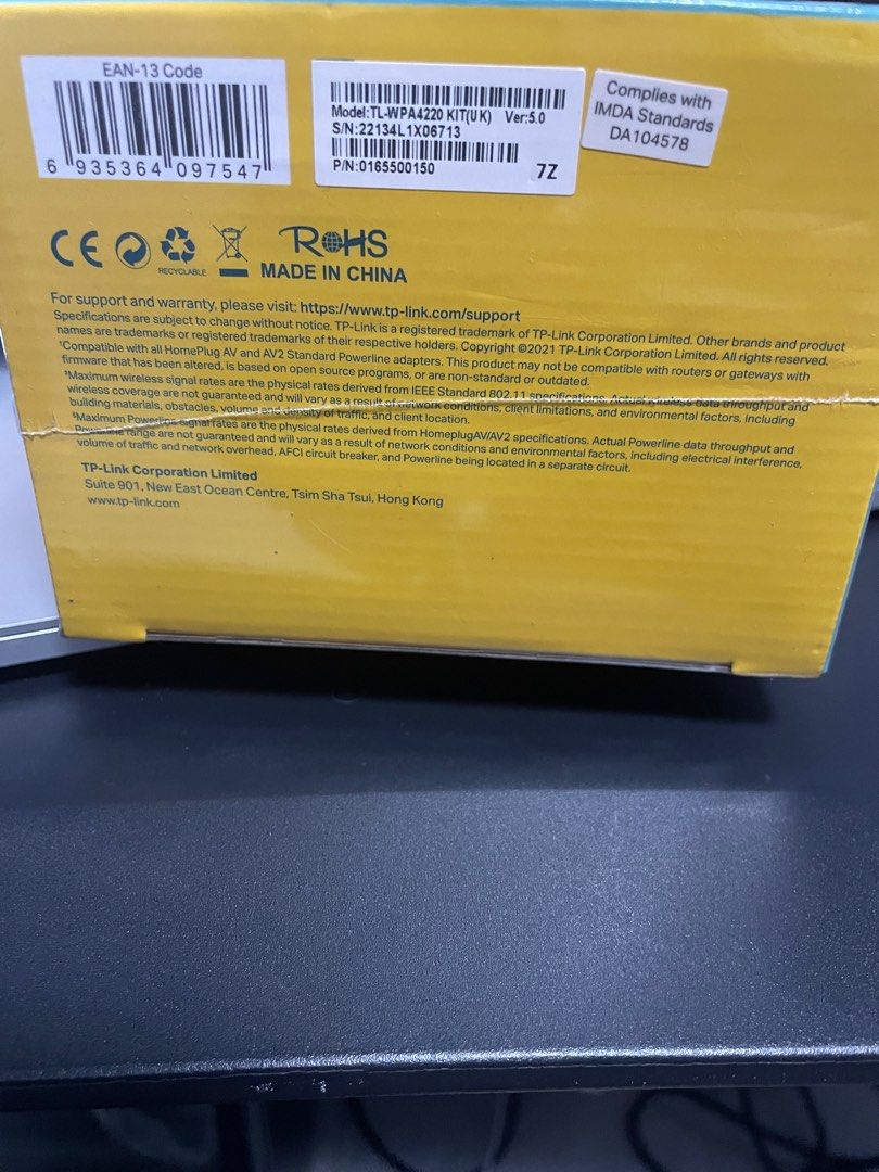 Tp link av600 power line wi-fi kit, Computers & Tech, Parts ...