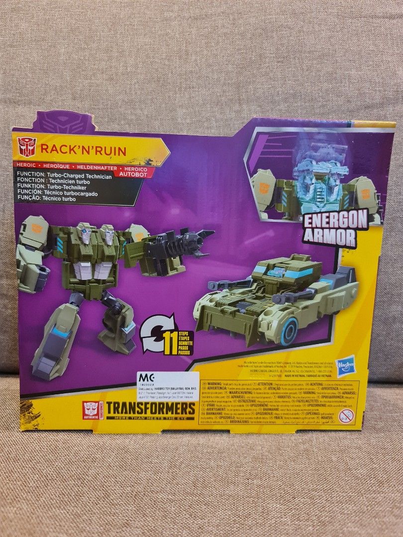 Transformers Toys Cyberverse Ultra Class RACK'N'Ruin Action Figure