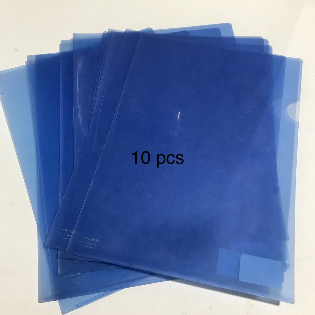 Transparent Blue Folder #2129, Hobbies & Toys, Stationary & Craft ...