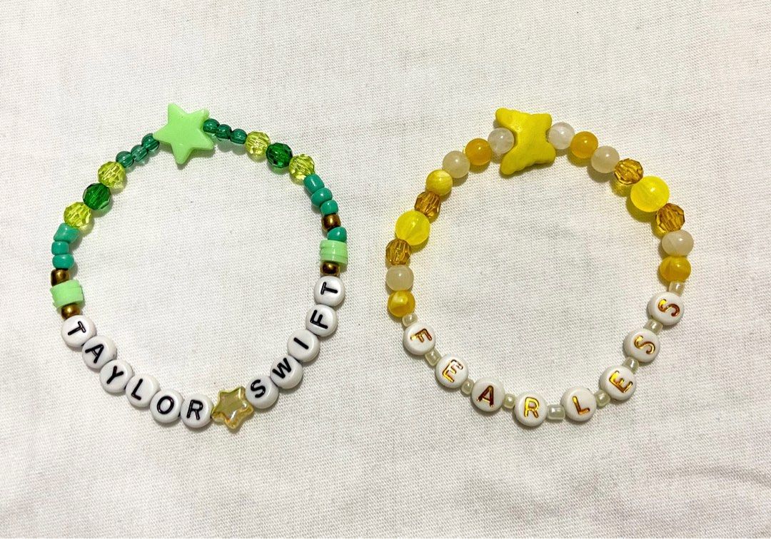 TS inspired bracelets (Category: Bracelets) located in Mandaluyong City. Submitted by _michaela (Listing ID 1252089696, Image 3). Description: TS friendship bracelets ❤️open for preorders ❤️accepting custom design.