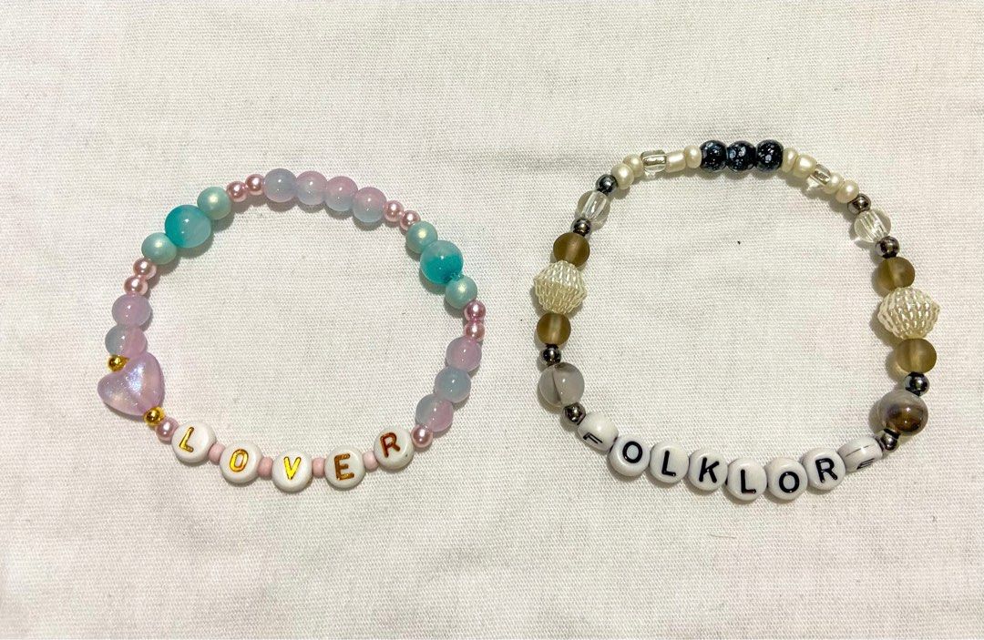 TS inspired bracelets (Category: Bracelets) located in Mandaluyong City. Submitted by _michaela (Listing ID 1252089696, Image 1). Description: TS friendship bracelets ❤️open for preorders ❤️accepting custom design.