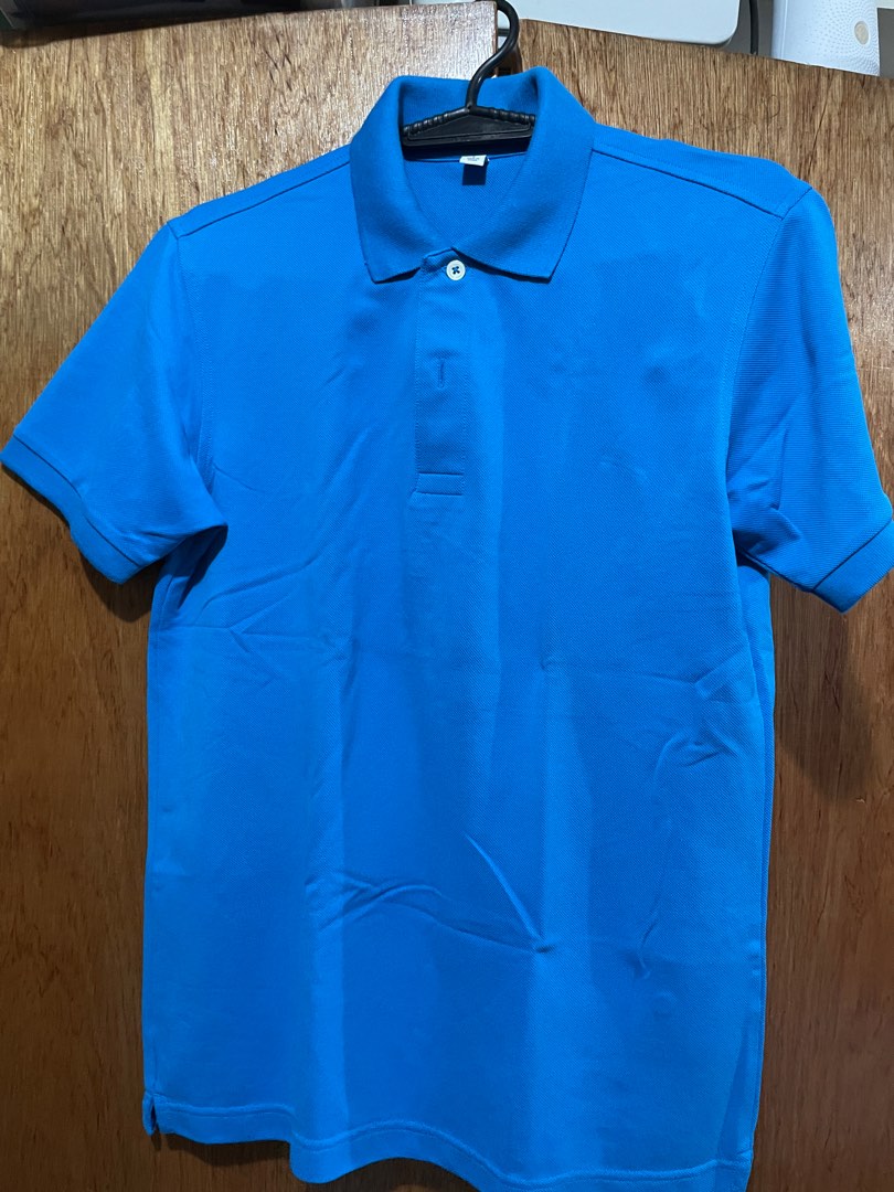 Uniqlo Colombia Blue Polo Shirt, Men's Fashion, Tops & Sets, Tshirts ...