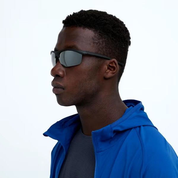 Half discount rim sunglasses
