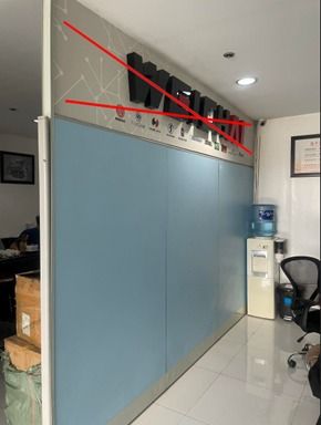 Used office partition for sale top