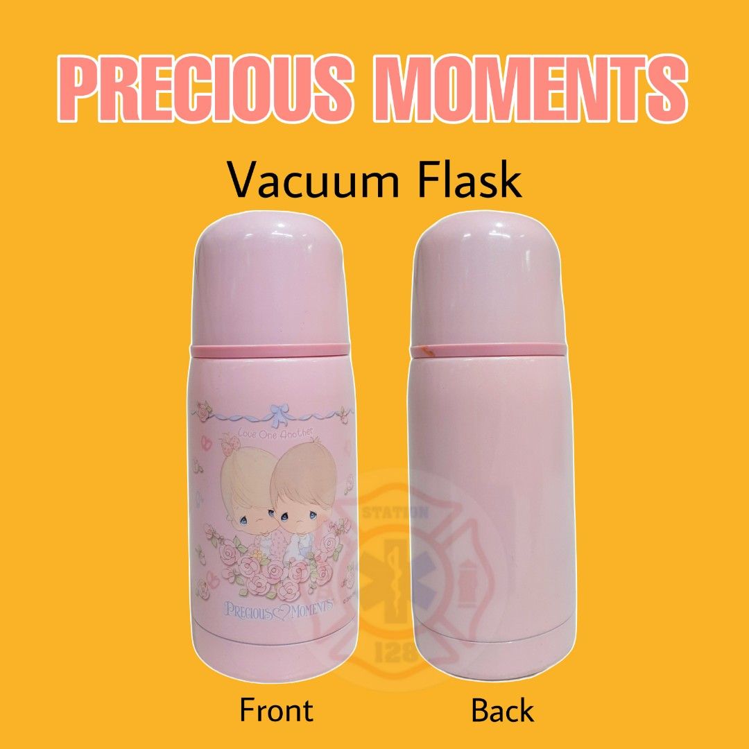 Vacuum Flask 270ml Precious Moments (Category: Coffee & Tea Tableware) located in Quezon City. Submitted by artegiftshop (Listing ID 1252050218, Image 2). Description: Vacuum Flask Stainless Steel 270ml Precious Moments Description: Vacuum Flask 270ml Precious Moments Features: Thermos bottle ideal for school,office and outdoor activities. Thermos vacuum flask insulation - maximum thermal insulation. Thermos bottle body made of durable stainless 