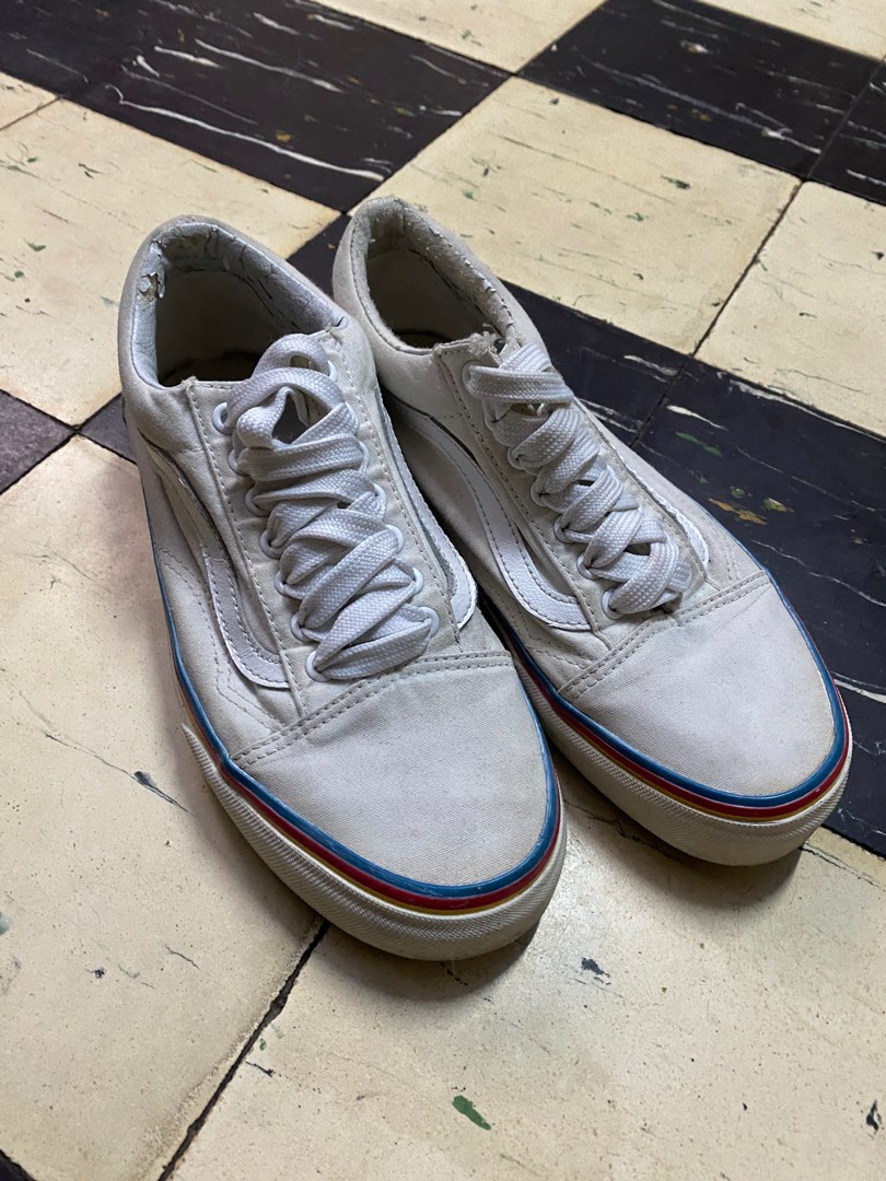 Rainbow foxing old skool vans shop