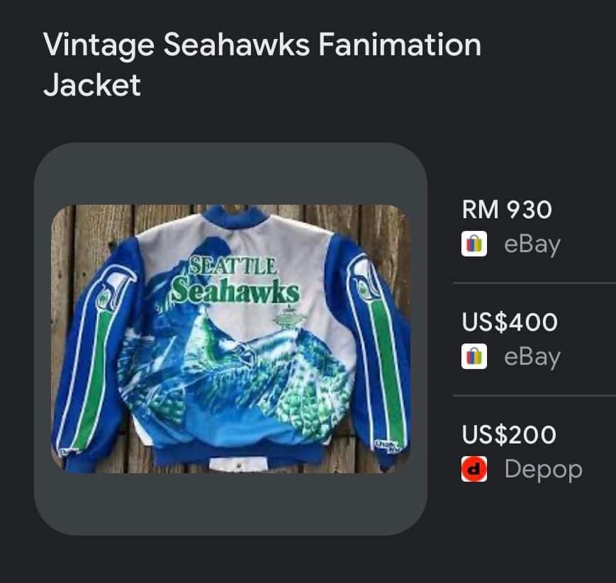 Vintage Seattle Seahawks Chalkline Jacket Sz. XL