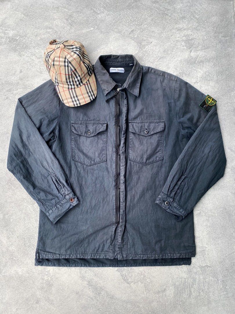 Vintage stone island hotsell overshirt