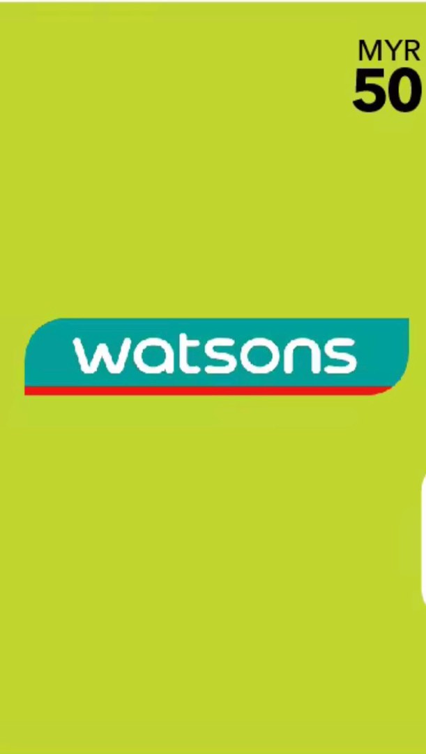 Watson online voucher worth Rm50, Tickets & Vouchers, Vouchers on Carousell
