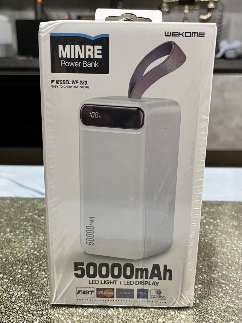 WEKOME WP-283 Minre Series 50000mAh LED Display Power Bank