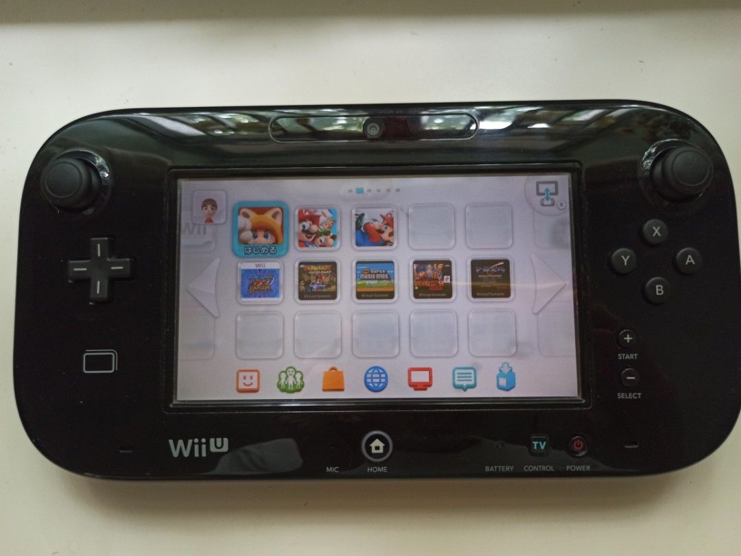 eShop 結束* wiiu wii u 日版32GB 黑色(已固化), 電子遊戲, 電子遊戲機