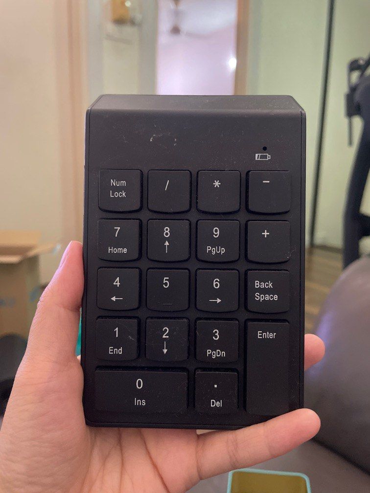 Wireless numpad keyboard numbers portable, Computers & Tech, Parts
