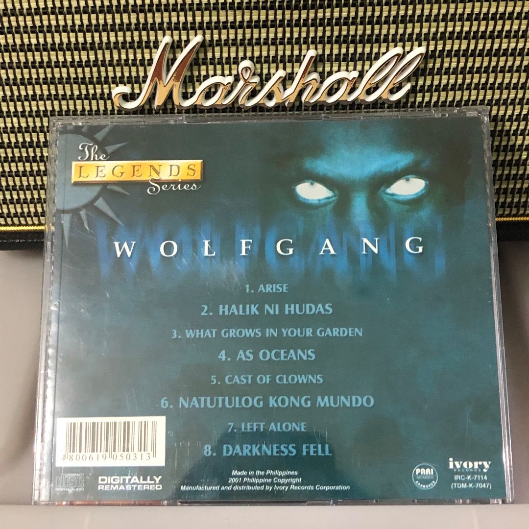 WOLFGANG - The Legends Series (RARE CD) (Category: CDs & DVDs) located in San Pedro. Submitted by pcps192589586 (Listing ID 1252101844, Image 2). Description: - Wolfgang's Debut Album - Legends Series Remastered - actual CD in mint condition - Collector's item.
