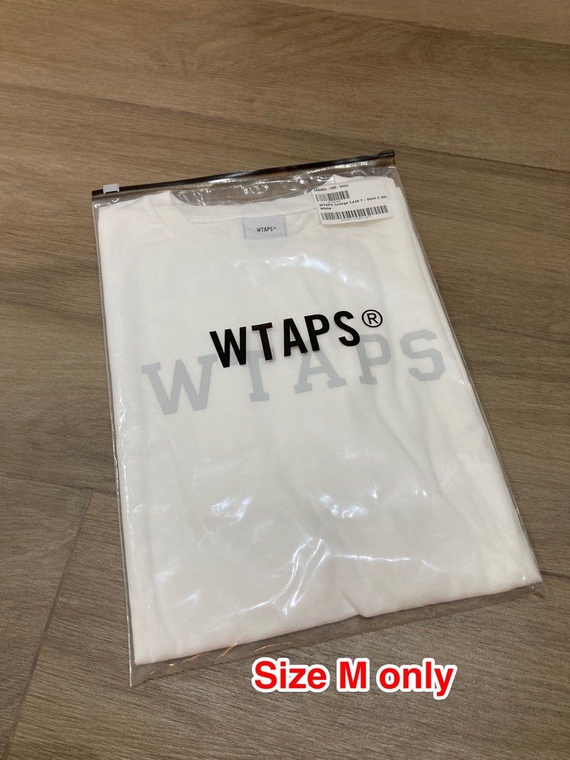 WTAPS COLLEGE / SS / COTTON / SPOTS SCREEN SNEAK 23SS WHITE M, 男