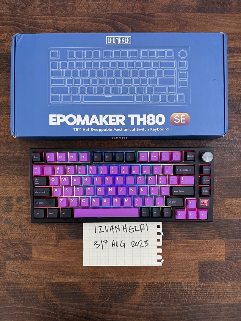 WTS 2 WIRELESS MECHANICAL KEYBOARD, Computers & Tech, Parts