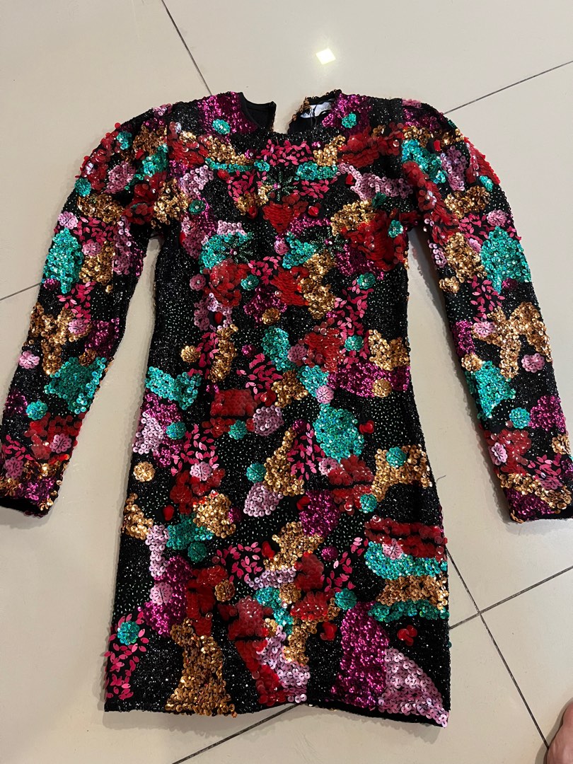Zara sequins dress