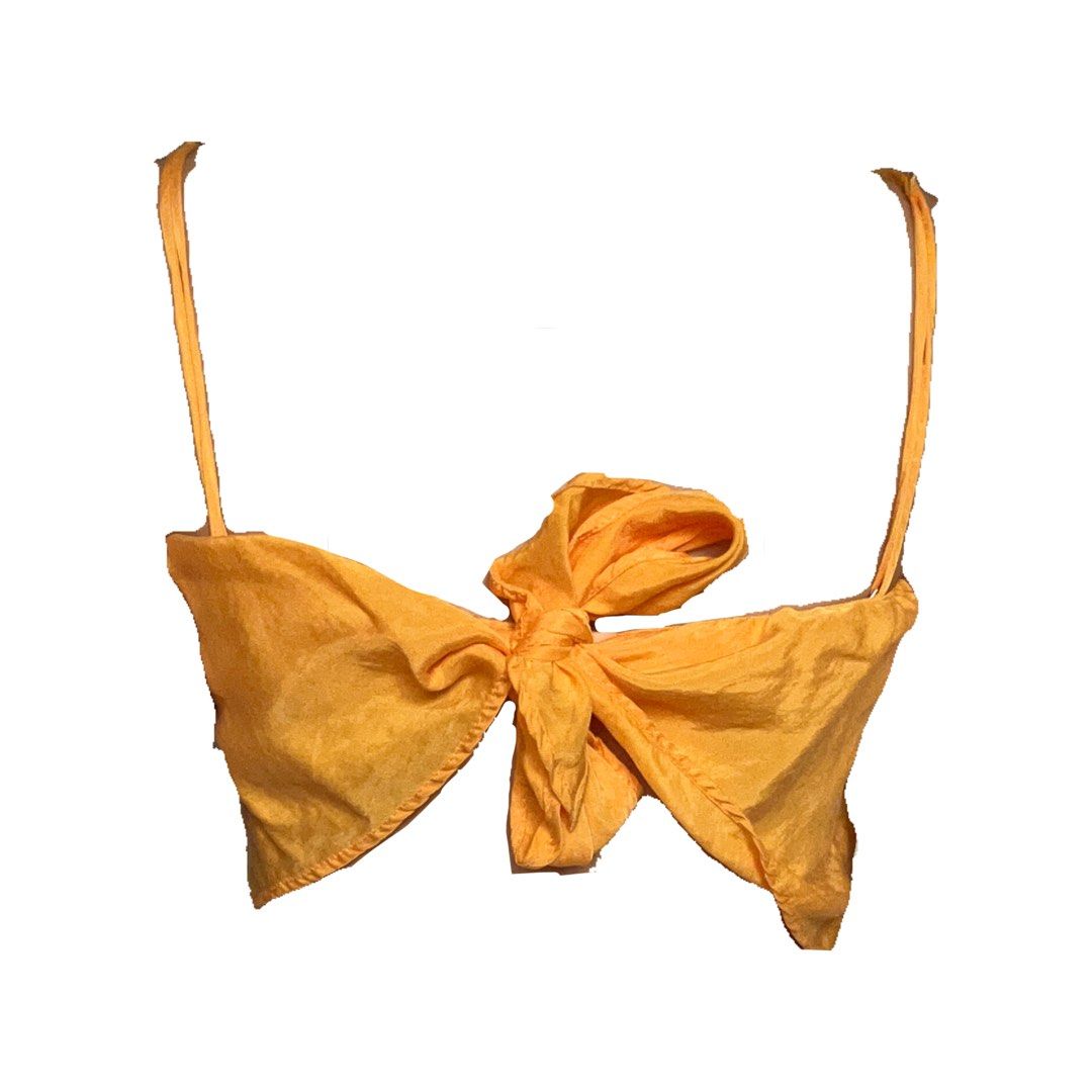 Zara Yellow Bandana Top on Carousell