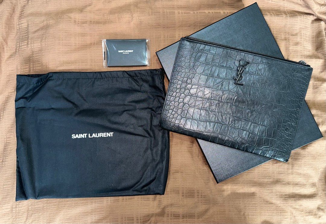Ysl clutch 2025 mens