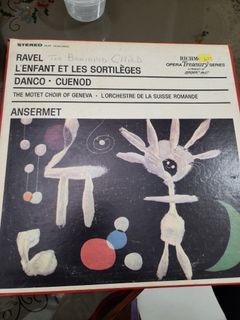 12 inch vinyl Ravel L'enfant et les sortilèges
