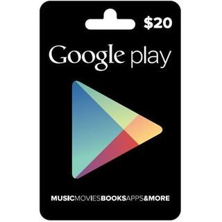 $20 Google Play Gift Card (Redeemable for US Only)