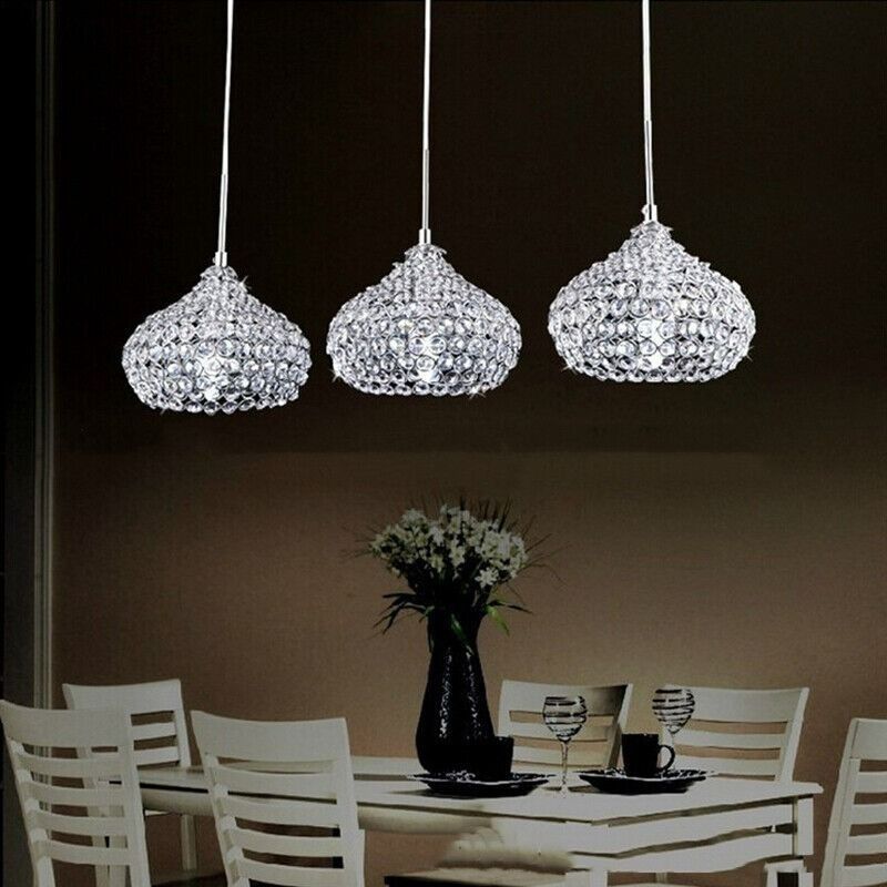 Glass and crystal pendant lighting modern chandelier sale