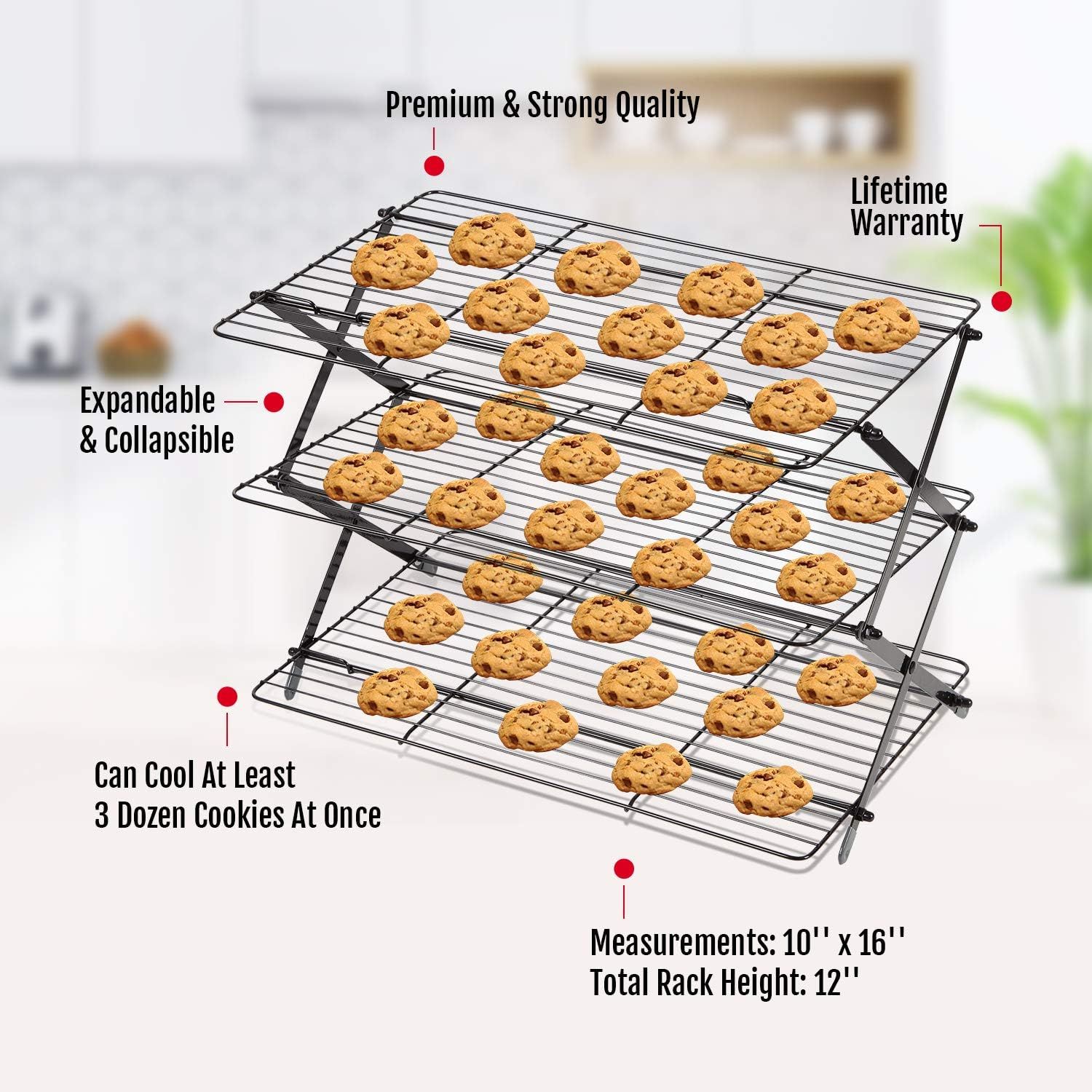 3 tier collapsible cooling rack outlet