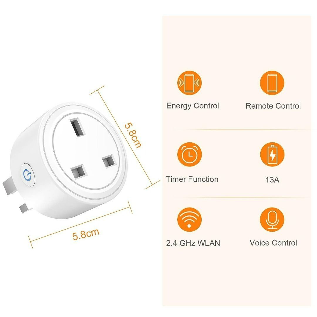 4019 Wifi Smart Plug Socket That Work with Amazon Alexa Echo