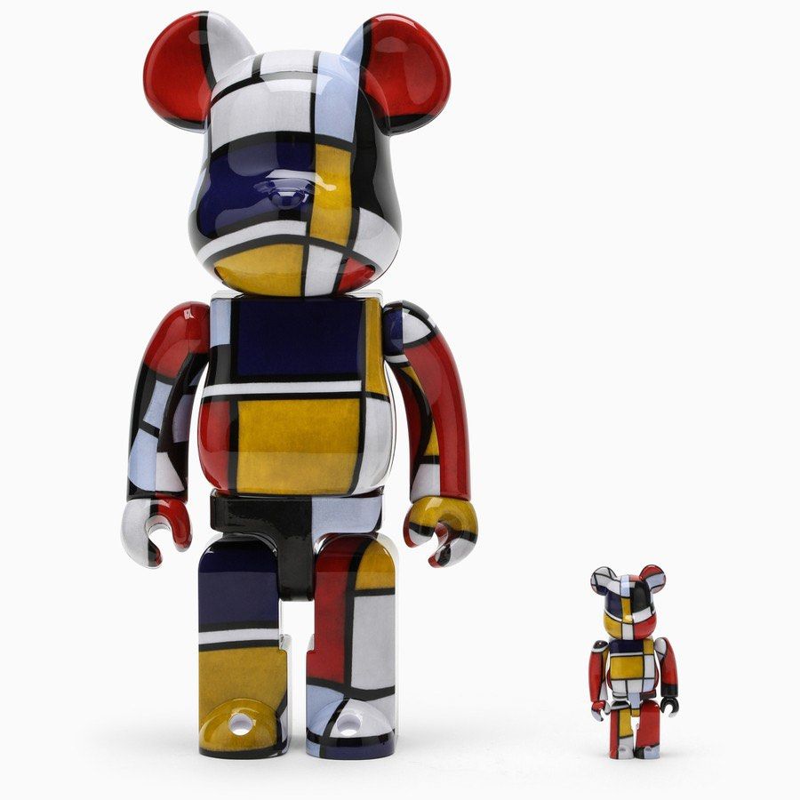 BE@RBRICK Piet Mondrian 100%＆400%-