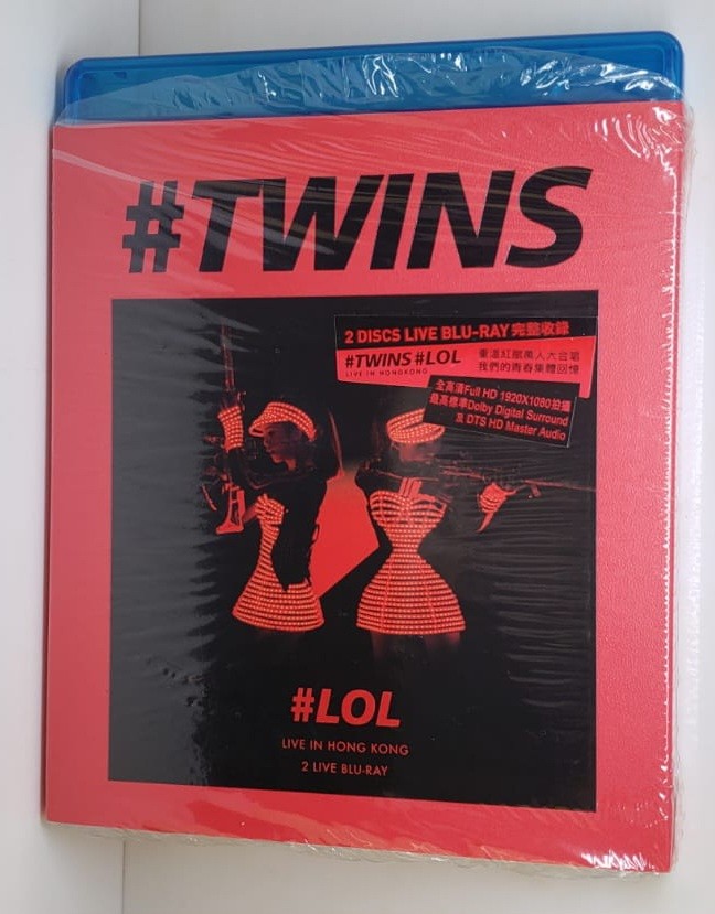 包郵] 90% New BD Twins #LOL 演唱會雙碟蔡卓妍Charlene Choi 鍾欣桐 