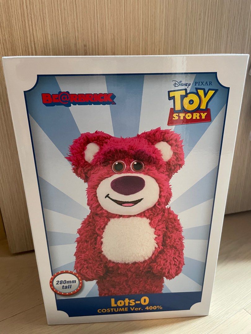 全新未開Bearbrick 勞蘇lotso lots-o 400% costume ver. Pixar Toy