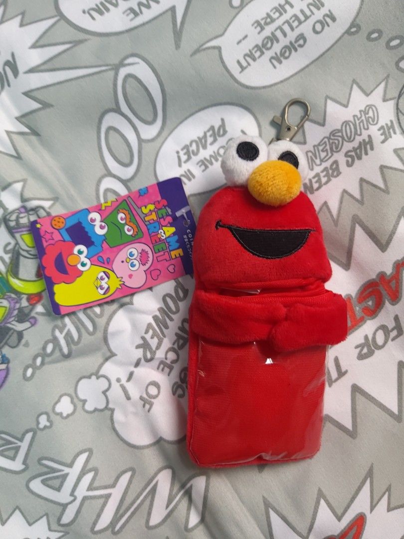 芝麻街Elmo 公仔散紙包八達通袋, 興趣及遊戲, 玩具& 遊戲類- Carousell