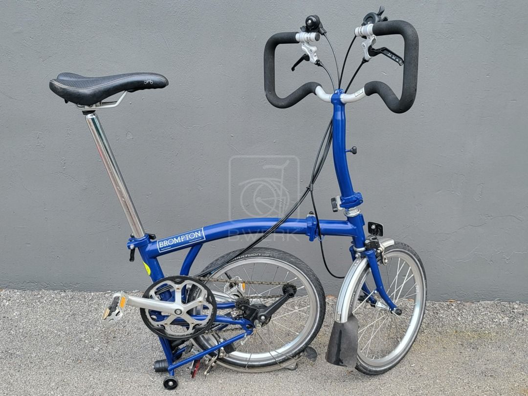 Pre owned Brompton P6L Cobalt blue 2014 Rare original and