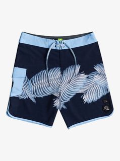 💮便宜代購💮 Quiksilver 深藍草本衝浪褲/海灘褲 專櫃正品